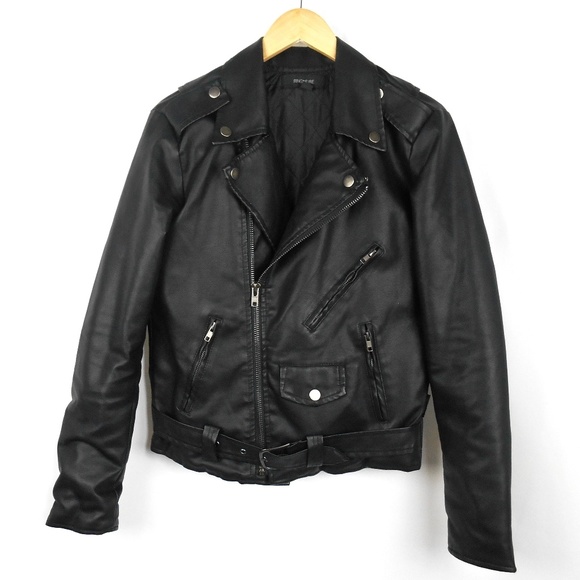 Ring of Fire Other - Men's Black Leather Jacket
